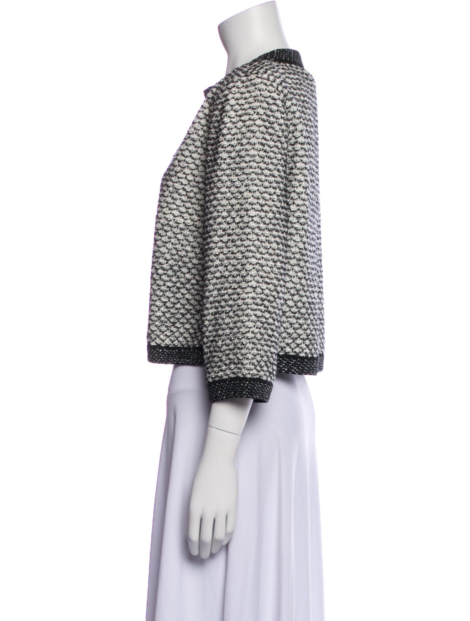 St. John Tweed Pattern Evening Jacket